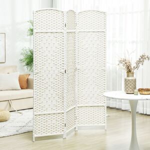 Generic Paravent intérieur en bois 3 panneaux séparateur de pièce pliable pour salon chambre 135 x 180 cm blanc Blanc - Publicité Generic Paravent intérieur en bois 3 panneaux séparateur de pièce pliable pour salon chambre 135 x 180 cm blanc Blanc - Publicité