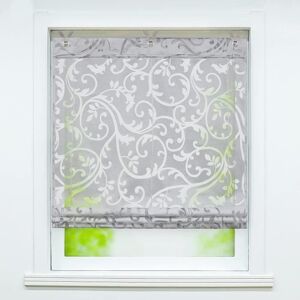 Hongya Store enrouleur bateau blanc intérieurs sans perçage motif de fleurs de fenêtre gris clair L-H 100 x 130 cm - Publicité Hongya Store enrouleur bateau blanc intérieurs sans perçage motif de fleurs de fenêtre gris clair L-H 100 x 130 cm - Publicité