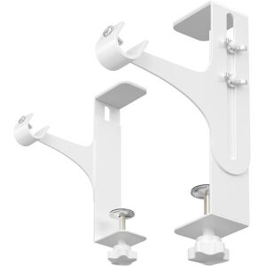 Support Tringle Rideaux sans Percage - Accroche Rideau Support Tringle Coffre Volet Roulant pour Hauteur de 14 à 25 cm Pack de 2 - Publicité Support Tringle Rideaux sans Percage - Accroche Rideau Support Tringle Coffre Volet Roulant pour Hauteur de 14 à 25 cm Pack de 2 - Publicité