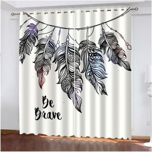 Rideau de Douche Noir Blanc Attrape-Rêves Et Feuilles - Amdxd - 70x160cm - Multicolore - Vintage - Publicité Rideau de Douche Noir Blanc Attrape-Rêves Et Feuilles - Amdxd - 70x160cm - Multicolore - Vintage - Publicité