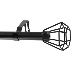 MOBOIS Kit tringle à rideaux extensible géométrique Noir - Publicité MOBOIS Kit tringle à rideaux extensible géométrique Noir - Publicité