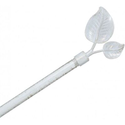 Tringle métal 120 à 210 cm avec enbouts déco Atmosphera - Fleur de lys Blanc - Fleur de lys Blanc - Blanc - Publicité Tringle métal 120 à 210 cm avec enbouts déco Atmosphera - Fleur de lys Blanc - Fleur de lys Blanc - Blanc - Publicité