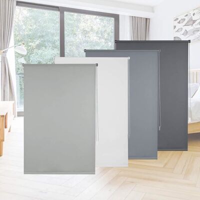 EUGAD Store Enrouleur occultant sans perçageStore Isolation Thermique avec revêtement70x160cmGris Gris - Publicité EUGAD Store Enrouleur occultant sans perçageStore Isolation Thermique avec revêtement70x160cmGris Gris - Publicité