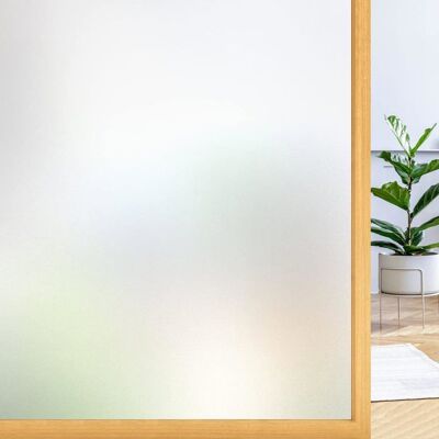RABBITGOO Film Fenetre Anti Regard Film Occultant pour Fenêtre 60x300cm Film Opaque pour Vitre Anti UV Dépoli pour Bureau Maison Chambre Blanc - Publicité RABBITGOO Film Fenetre Anti Regard Film Occultant pour Fenêtre 60x300cm Film Opaque pour Vitre Anti UV Dépoli pour Bureau Maison Chambre Blanc - Publicité