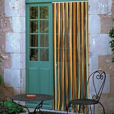 Rideau de porte en polyéthylène MOREL Antilles - Beige/Marron - 90x220cm - Publicité Rideau de porte en polyéthylène MOREL Antilles - Beige/Marron - 90x220cm - Publicité