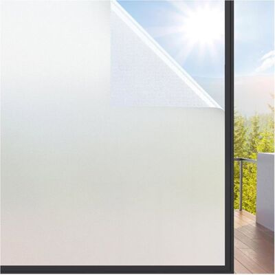 rabbitgoo Film Fenetre Anti Regard Film Occultant Fenêtre Bon Intimité Anti UV Dépoli pour Bureau Maison 90x300cm-Blanc Blanc - Publicité rabbitgoo Film Fenetre Anti Regard Film Occultant Fenêtre Bon Intimité Anti UV Dépoli pour Bureau Maison 90x300cm-Blanc Blanc - Publicité