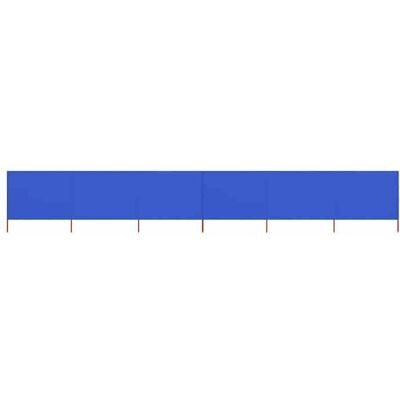 vidaXL Paravent 6 panneaux Tissu 800 x 120 cm Bleu azuré 47179 Bleu - Publicité vidaXL Paravent 6 panneaux Tissu 800 x 120 cm Bleu azuré 47179 Bleu - Publicité