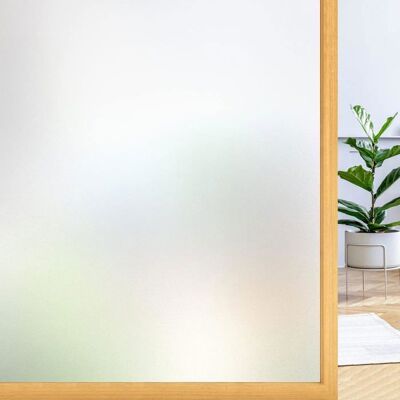 RABBITGOO Film Fenetre Anti Regard Film Occultant pour Fenêtre 90x400cm Film Opaque pour Vitre Anti UV Dépoli pour Bureau Maison Blanc - Publicité RABBITGOO Film Fenetre Anti Regard Film Occultant pour Fenêtre 90x400cm Film Opaque pour Vitre Anti UV Dépoli pour Bureau Maison Blanc - Publicité