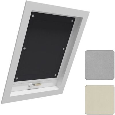 WOLTU Store pour Fenêtre de Toit Rideau Occultant avec Ventouses sans Perçage Protection Solaire Noir 96x93cm Noir - Publicité WOLTU Store pour Fenêtre de Toit Rideau Occultant avec Ventouses sans Perçage Protection Solaire Noir 96x93cm Noir - Publicité