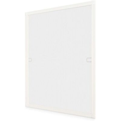 AVOSDIM Moustiquaire Fenêtre Cadre Recoupable L130 x H150 cm Blanc – Toile Polyester – Anti Insectes - Publicité AVOSDIM Moustiquaire Fenêtre Cadre Recoupable L130 x H150 cm Blanc – Toile Polyester – Anti Insectes - Publicité