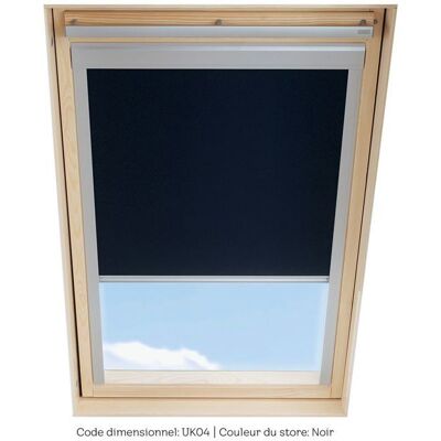 Store occultant SOLSTRO Noir compatible avec VELUX GGL UK04 GGU UK04 GPL UK04 GPU UK04 Noir - Publicité Store occultant SOLSTRO Noir compatible avec VELUX GGL UK04 GGU UK04 GPL UK04 GPU UK04 Noir - Publicité