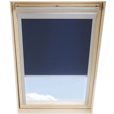 Store occultant SOLSTRO Bleu Foncé compatible avec VELUX GGL C02 et GGU C02 Bleu - Publicité Store occultant SOLSTRO Bleu Foncé compatible avec VELUX GGL C02 et GGU C02 Bleu - Publicité