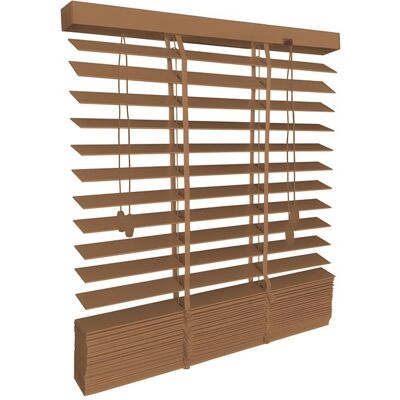 SOL ROYAL Store vénitien en bois 50mm SolDecor BE5 75x250cm aspect chêne Marron - Publicité SOL ROYAL Store vénitien en bois 50mm SolDecor BE5 75x250cm aspect chêne Marron - Publicité
