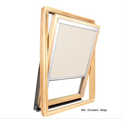 AVOSDIM Store Occultant Compatible VELUX ® Pour Dimension 606 Ou S06 Ou 4 - Beige Beige - Publicité AVOSDIM Store Occultant Compatible VELUX ® Pour Dimension 606 Ou S06 Ou 4 - Beige Beige - Publicité