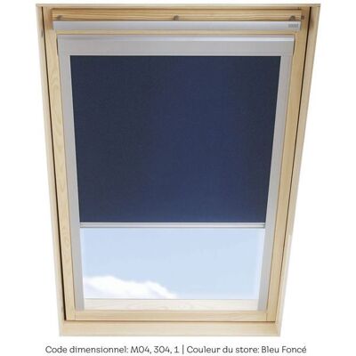Store occultant SOLSTRO Bleu Foncé compatible avec VELUX GGL M04 GGL 304 GGL 1 GGU M04 GHL M04 GHL 304 GHL 1 GHU M04 Bleu - Publicité Store occultant SOLSTRO Bleu Foncé compatible avec VELUX GGL M04 GGL 304 GGL 1 GGU M04 GHL M04 GHL 304 GHL 1 GHU M04 Bleu - Publicité