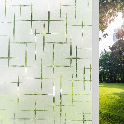 rabbitgoo Film de Fenêtre Statique Film pour Vitre 60x300cm Protection Intimité Film Electrostatique Fenetre Non-Adhésif Anti UV Blanc - Publicité rabbitgoo Film de Fenêtre Statique Film pour Vitre 60x300cm Protection Intimité Film Electrostatique Fenetre Non-Adhésif Anti UV Blanc - Publicité
