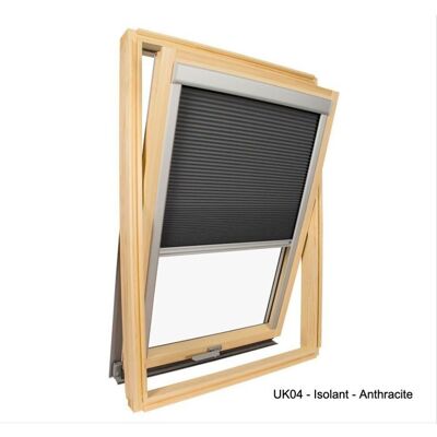 AVOSDIM Store Isolant Compatible VELUX ® Pour Dimension Uk04 - Gris Anthracite Gris - Publicité AVOSDIM Store Isolant Compatible VELUX ® Pour Dimension Uk04 - Gris Anthracite Gris - Publicité