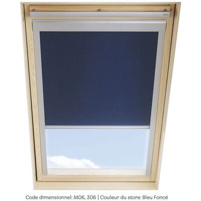 Store occultant SOLSTRO Bleu Foncé compatible avec VELUX GGL M06 GGL 306 GGU M06 GHL M06 GPL M06 GPU M06 Bleu - Publicité Store occultant SOLSTRO Bleu Foncé compatible avec VELUX GGL M06 GGL 306 GGU M06 GHL M06 GPL M06 GPU M06 Bleu - Publicité