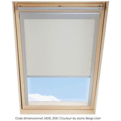 Store occultant SOLSTRO Beige compatible avec VELUX GGL M06 GGL 306 GGU M06 GHL M06 GHU M06 GPL M06 GPL 306 GPU M06 Beige - Publicité Store occultant SOLSTRO Beige compatible avec VELUX GGL M06 GGL 306 GGU M06 GHL M06 GHU M06 GPL M06 GPL 306 GPU M06 Beige - Publicité