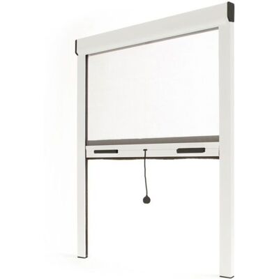 Moustiquaire en aluminium blanc 125x160cm - Publicité Moustiquaire en aluminium blanc 125x160cm - Publicité