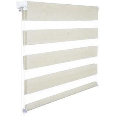 WOLTU Double Store EnrouleurDirectement sans perçage Réglage de rideau latéraltranslucide45x150cmAspect Bois Hêtre Blanc - Publicité WOLTU Double Store EnrouleurDirectement sans perçage Réglage de rideau latéraltranslucide45x150cmAspect Bois Hêtre Blanc - Publicité
