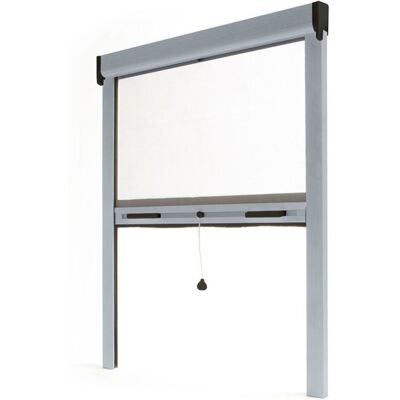 Avosdim Store moustiquaire fenêtre Alu Luxe - H160 x L100cm recoupable - Argent - Protection contre les insectes - Publicité Avosdim Store moustiquaire fenêtre Alu Luxe - H160 x L100cm recoupable - Argent - Protection contre les insectes - Publicité