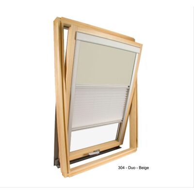 AVOSDIM Store Duo Compatible VELUX ® Pour Dimension 304 1 M04 - Beige Beige - Publicité AVOSDIM Store Duo Compatible VELUX ® Pour Dimension 304 1 M04 - Beige Beige - Publicité