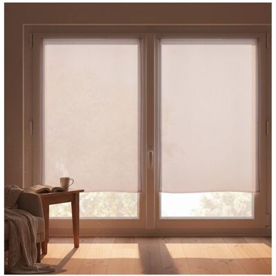 Eden Paire de Rideaux Voile 60 x 160 cm Brise bise lin Beige - Publicité Eden Paire de Rideaux Voile 60 x 160 cm Brise bise lin Beige - Publicité
