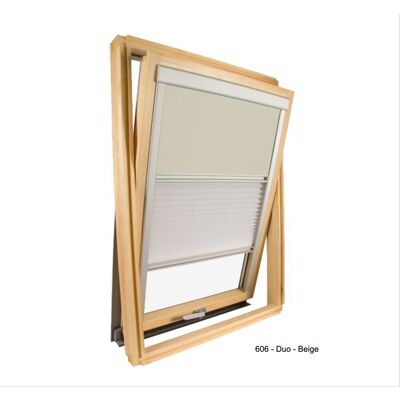AVOSDIM Store Duo Compatible VELUX ® Pour Dimension S06 4 606 - Beige Beige - Publicité AVOSDIM Store Duo Compatible VELUX ® Pour Dimension S06 4 606 - Beige Beige - Publicité