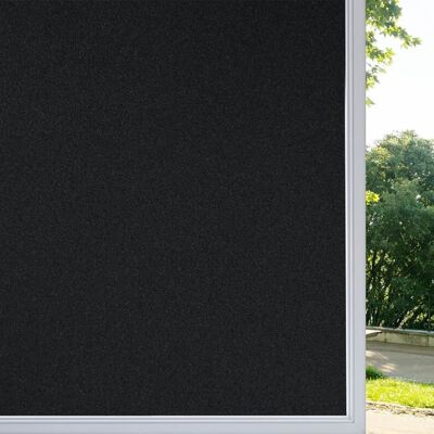 Rabbitgoo Film Fenetre Anti Regard Film Occultant Fenêtre Noir 60x400cm Film Opaque pour Vitre Anti UV Dépoli pour Bureau Maison Noir - Publicité Rabbitgoo Film Fenetre Anti Regard Film Occultant Fenêtre Noir 60x400cm Film Opaque pour Vitre Anti UV Dépoli pour Bureau Maison Noir - Publicité
