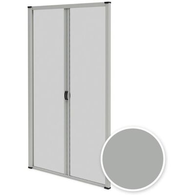 AVOSDIM Moustiquaire Double Porte Baie Vitrée - L240 x H230 cm - Alu Gris RAL7038 - Recoupable - Enroulable - Anti-insectes Gris - Publicité AVOSDIM Moustiquaire Double Porte Baie Vitrée - L240 x H230 cm - Alu Gris RAL7038 - Recoupable - Enroulable - Anti-insectes Gris - Publicité