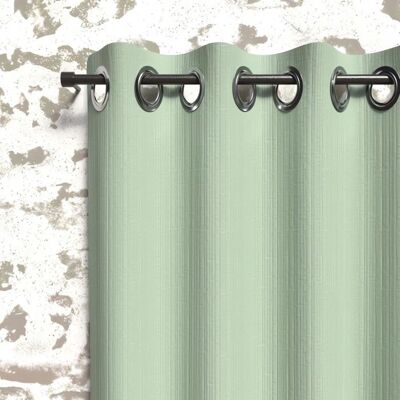 Soleil d'Ocre BOHEME - Vert eau - 135x180 cm - Doublure polaire - Curtain - Publicité Soleil d'Ocre BOHEME - Vert eau - 135x180 cm - Doublure polaire - Curtain - Publicité