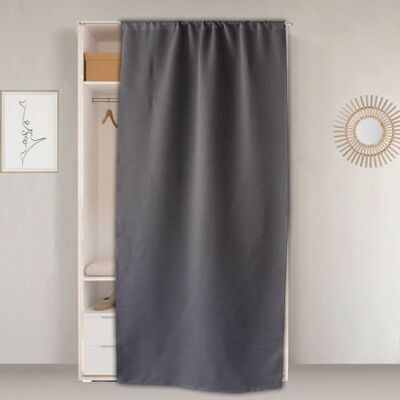 ENJOY HOME Rideau occultant pour porte - Gris foncé, 90x210cm - Publicité ENJOY HOME Rideau occultant pour porte - Gris foncé, 90x210cm - Publicité