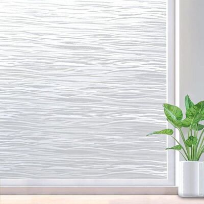 Rabbitgoo Film Fenetre Anti Regard Film Occultant Fenêtre Film Electrostatique Vitre 44.5x200cm Bon Intimité pour Bureau Maison Blanc - Publicité Rabbitgoo Film Fenetre Anti Regard Film Occultant Fenêtre Film Electrostatique Vitre 44.5x200cm Bon Intimité pour Bureau Maison Blanc - Publicité