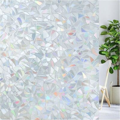rabbitgoo Film pour Vitre film pour Fenetre Voir Sans Etre Vu Fenetre Effet Arc-en-Ciel Anti UV Gris Argenté 44.5x200cm Blanc - Publicité rabbitgoo Film pour Vitre film pour Fenetre Voir Sans Etre Vu Fenetre Effet Arc-en-Ciel Anti UV Gris Argenté 44.5x200cm Blanc - Publicité
