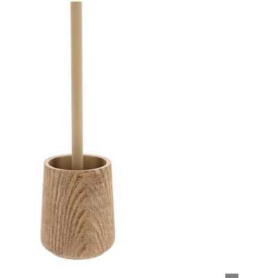 TENDANCE - Scopino poliresina legno - Beige - Brosse de toilette - Publicité TENDANCE - Scopino poliresina legno - Beige - Brosse de toilette - Publicité