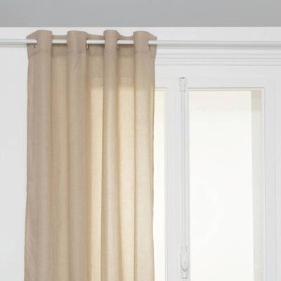 ATMOSPHERA CRÉATEUR D'INTÉRIEUR Voilage Paxta 135x240cm beige lin - Atmosphera Créateur dintérieur Blanc - Publicité ATMOSPHERA CRÉATEUR D'INTÉRIEUR Voilage Paxta 135x240cm beige lin - Atmosphera Créateur dintérieur Blanc - Publicité