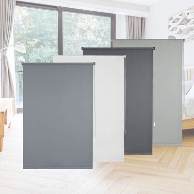 EUGAD Store Enrouleur occultant sans perçageStore Isolation Thermique avec revêtement65x160cmGris foncé Gris - Publicité EUGAD Store Enrouleur occultant sans perçageStore Isolation Thermique avec revêtement65x160cmGris foncé Gris - Publicité