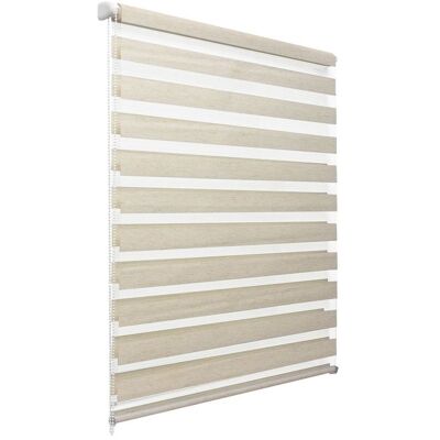 SOL ROYAL Store double SolDecor DL2 100x220cm lin - Klemmfix sans percer Beige - Publicité SOL ROYAL Store double SolDecor DL2 100x220cm lin - Klemmfix sans percer Beige - Publicité
