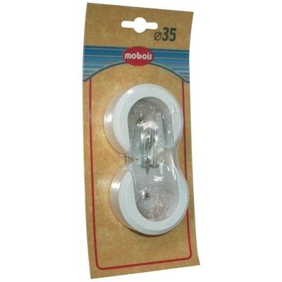 MOBOIS Naissance - blanc - lot de 2 - D: 35 mm Blanc - Publicité MOBOIS Naissance - blanc - lot de 2 - D: 35 mm Blanc - Publicité