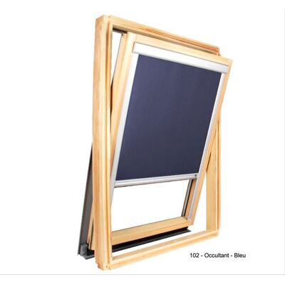 AVOSDIM Store Occultant Compatible VELUX ® Pour Dimension 102 - Bleu Bleu - Publicité AVOSDIM Store Occultant Compatible VELUX ® Pour Dimension 102 - Bleu Bleu - Publicité