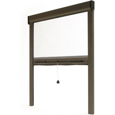 Avosdim Store moustiquaire fenêtre Alu Luxe - H220 x L125cm recoupable - Bronze - Protection contre les insectes - Publicité Avosdim Store moustiquaire fenêtre Alu Luxe - H220 x L125cm recoupable - Bronze - Protection contre les insectes - Publicité