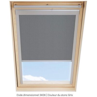 Store occultant SOLSTRO Gris compatible avec VELUX GGL SK06 GGU SK06 GPL SK06 GPU SK06 Gris - Publicité Store occultant SOLSTRO Gris compatible avec VELUX GGL SK06 GGU SK06 GPL SK06 GPU SK06 Gris - Publicité
