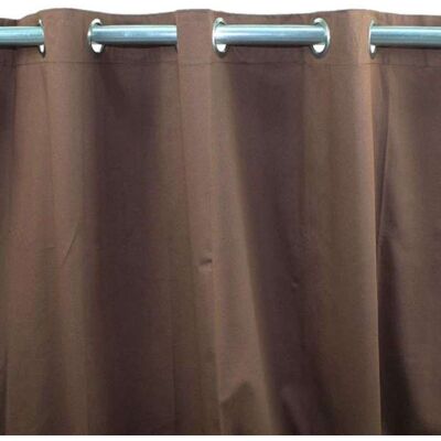 THE DECO FACTORY Rideau en coton chocolat 150x250 Marron - Publicité THE DECO FACTORY Rideau en coton chocolat 150x250 Marron - Publicité