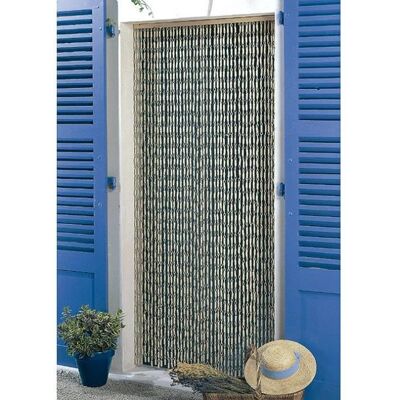 Rideau de porte - MOREL - E107 - Naturel - 100x220 cm - Gris - Contemporain Marron - Publicité Rideau de porte - MOREL - E107 - Naturel - 100x220 cm - Gris - Contemporain Marron - Publicité