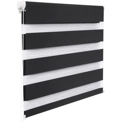 Store Enrouleur Double WOLTU - Anthracite - Installation sans perçage - Réglage de rideau - 85x150cm Gris - Publicité Store Enrouleur Double WOLTU - Anthracite - Installation sans perçage - Réglage de rideau - 85x150cm Gris - Publicité