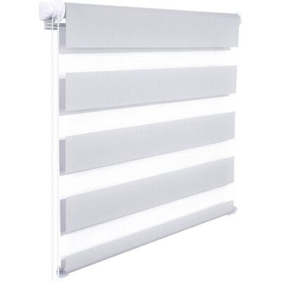 WOLTU Double Store EnrouleurInstallation rapide et directement sans perçage Réglage de rideau latéraltranslucide 60x150cm Gris Gris - Publicité WOLTU Double Store EnrouleurInstallation rapide et directement sans perçage Réglage de rideau latéraltranslucide 60x150cm Gris Gris - Publicité