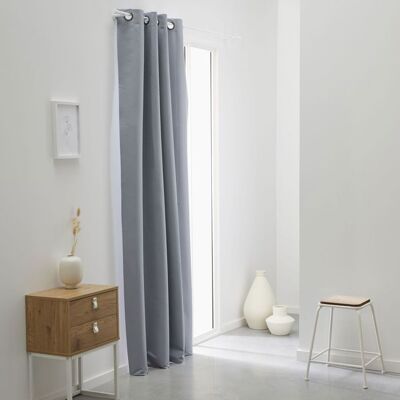 Rideau ultra occultant PRESTIGE - TODAY - Gris clair 140x240 cm Gris - Publicité Rideau ultra occultant PRESTIGE - TODAY - Gris clair 140x240 cm Gris - Publicité