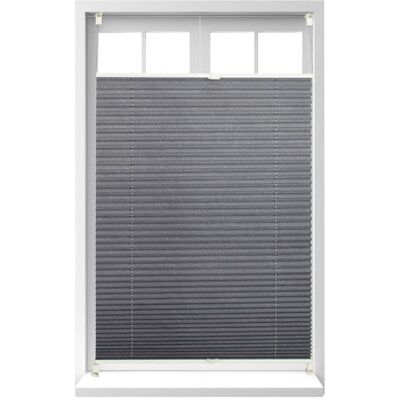 Relaxdays Store vénitien sans perçage volet fenêtre gris 100 x 130 cm laisse passer la lumière gris Noir - Publicité Relaxdays Store vénitien sans perçage volet fenêtre gris 100 x 130 cm laisse passer la lumière gris Noir - Publicité