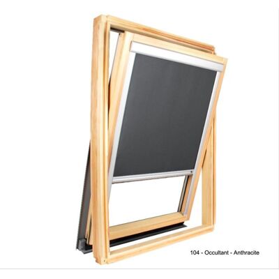 AVOSDIM Store Occultant Compatible VELUX ® Pour Dimension 102 - Gris Anthracite Gris - Publicité AVOSDIM Store Occultant Compatible VELUX ® Pour Dimension 102 - Gris Anthracite Gris - Publicité